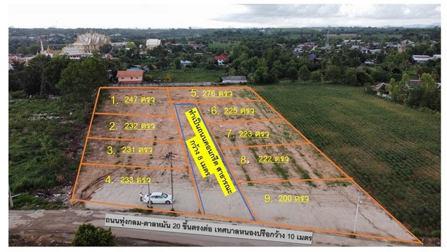 KM14 Land For Sale ที่ดินพัทยา แบ่งขาย ซอยทุ่งกลม-ตาลหมัน20