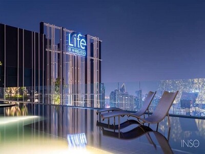 ให้เช่า Life One Wireless ห้อง 1 Bed ขนาด 35 ตรม. ชั้น 11 แดดไม่ร