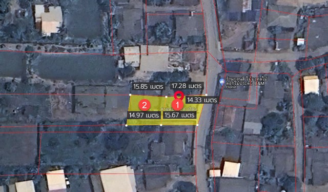 ขายด่วน ๆ ที่ดิน ที่ดิน อ.แม่เเตง จ.เชียงใหม่ 1695000 BAHT  ขนาด = 0 RAI 3 ngan 39 ตารางวา   บรรยากาศดี