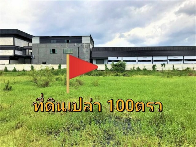 ขายที่ดินเปล่า 100 ตารางวา ราคาถูก  น่าลงทุนเขตคลองสามวา มีนบุรี กทม.