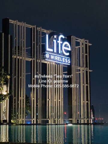 ให้เช่าคอนโดใหม่หรูพร้อมอยู่ “ไลฟ์ วัน ไวร์เลส (Life One Wireless)” ชั้น 15 (24 ตร.ม.) ห้องสตูดิโอ 1 จอดรถ, ราคา 20,000 บาท/เดือน