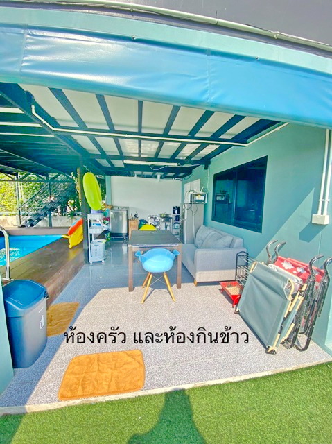 ถ.หลวงแพ่ง Pool Villa 2 ชั้น ลาดกระบัง 3นอน 4จอดรถ 104 ตรว  ให้เช่าบ้าน  ตลาดเทิดไท 