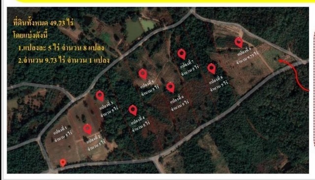 ขายที่ดิน 49 ไร่ อ.เกาะคา จ.ลำปาง  ใกล้วัดพระธาตุลำปางหลวง แบ่งแปลงละ 5 ไร่ เหมาะสำหรับทำธุรกิจหรือบ้านพักผู้สูงอายุ