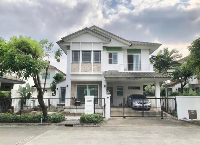 LV52160 ให้เช่า บ้านเดี่ยว 2 ชั้น 2-Storey Detached house หมู่บ้านมัณฑนา อ่อนนุช - วงแหวน 2  Manthana Onnut - Wongwaen 2