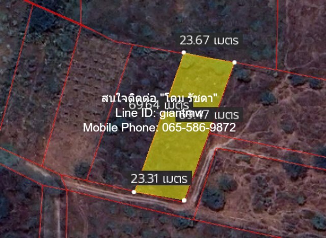 ขายทิ่ดินเปล่า (วิวภูเขา) ต.หัวหิน อ.หัวหิน จ.ประจวบคีรีขันธ์ 1 ไร่ (ห่างถนนเพชรเกษม 4.8 กม.), ราคา 2.5 ล้านบาท 