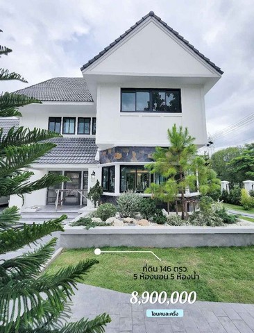 For sale 2-storey detached house newly renovated Chiang Mai Country Garden San Kamphaeng size 146 sq.w. luxurious