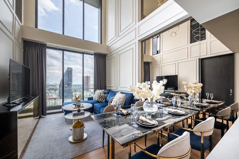 BH3052 ให้เช่า DUPLEX PENTHOUSE BEATNIQ condo by SC ASSET ติด BTS ทองหล่อ