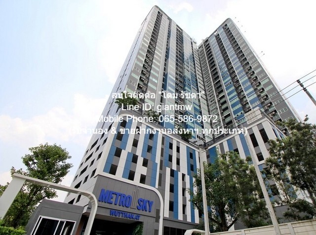 ให้เช่าคอนโด “เมโทร สกาย สาทร-วุฒากาศ (Metro Sky Sathorn-Wutthakat)” ชั้น 17, 22 ตร.ม. 1 น 1 น้ำ), ราคา 12,000 บาท/เดือน 