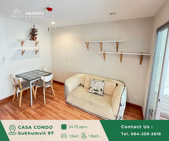 ขายด่วน คาซ่า คอนโด สุขุมวิท 97 Casa Condo ห้องใหญ่ ทำเลดี ใกล้ BTS บางจาก ใกล้ทางด่วน 