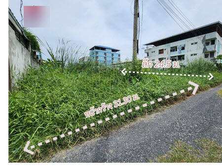 ที่ดิน ซอยร่วมสุข  ต.บ้านใหม่  อ.เมืองปทุมธานี  เข้าซอยมาเพียง 30  เมตร 